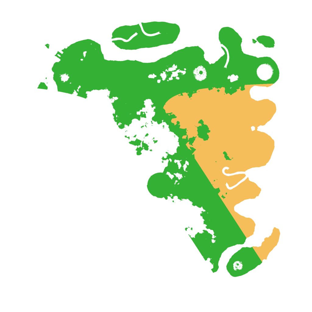 Biome Rust Map: Procedural Map, Size: 3400, Seed: 975919