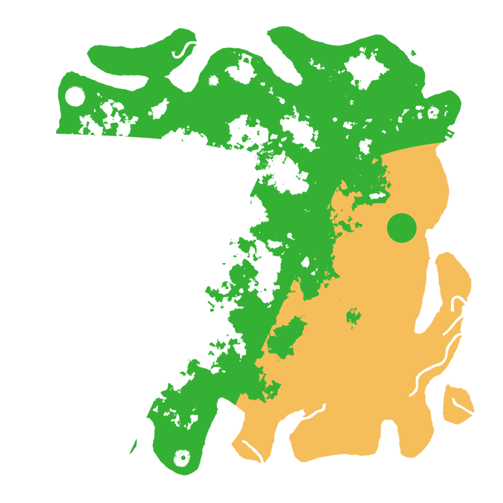 Biome Rust Map: Procedural Map, Size: 4500, Seed: 143357564