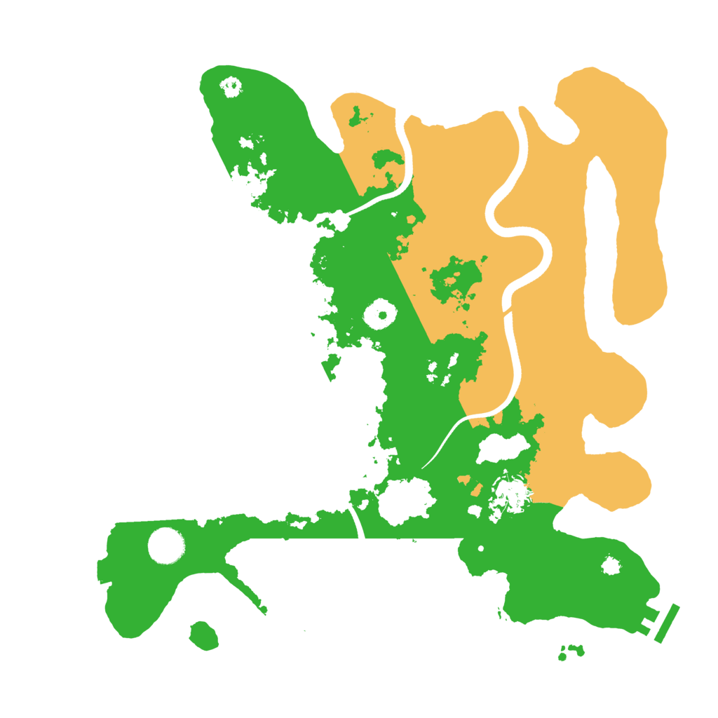 Biome Rust Map: Procedural Map, Size: 3500, Seed: 727224422