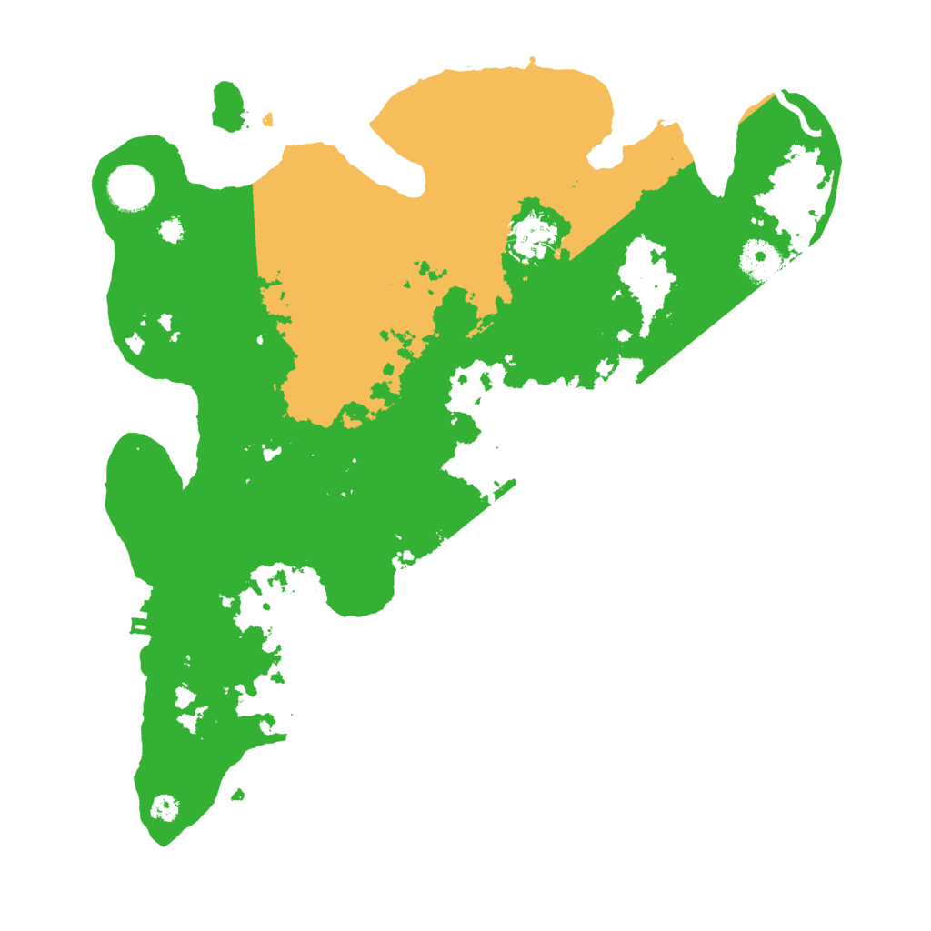 Biome Rust Map: Procedural Map, Size: 3500, Seed: 37434244