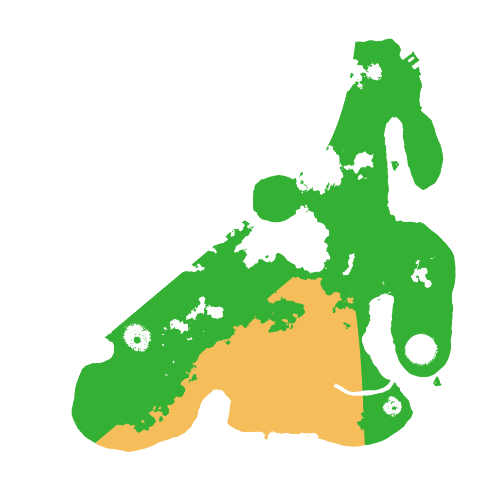 Biome Rust Map: Procedural Map, Size: 2850, Seed: 8881245