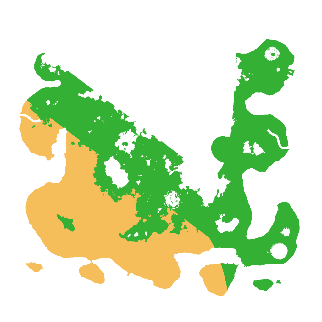 Biome Rust Map: Procedural Map, Size: 3500, Seed: 39655120