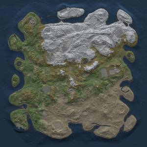 Thumbnail Rust Map: Procedural Map, Size: 4500, Seed: 603663871, 18 Monuments