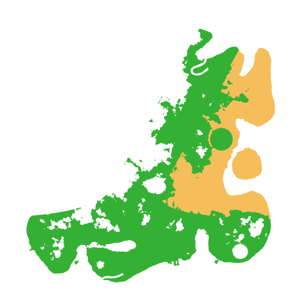Biome Rust Map: Procedural Map, Size: 3500, Seed: 636239430