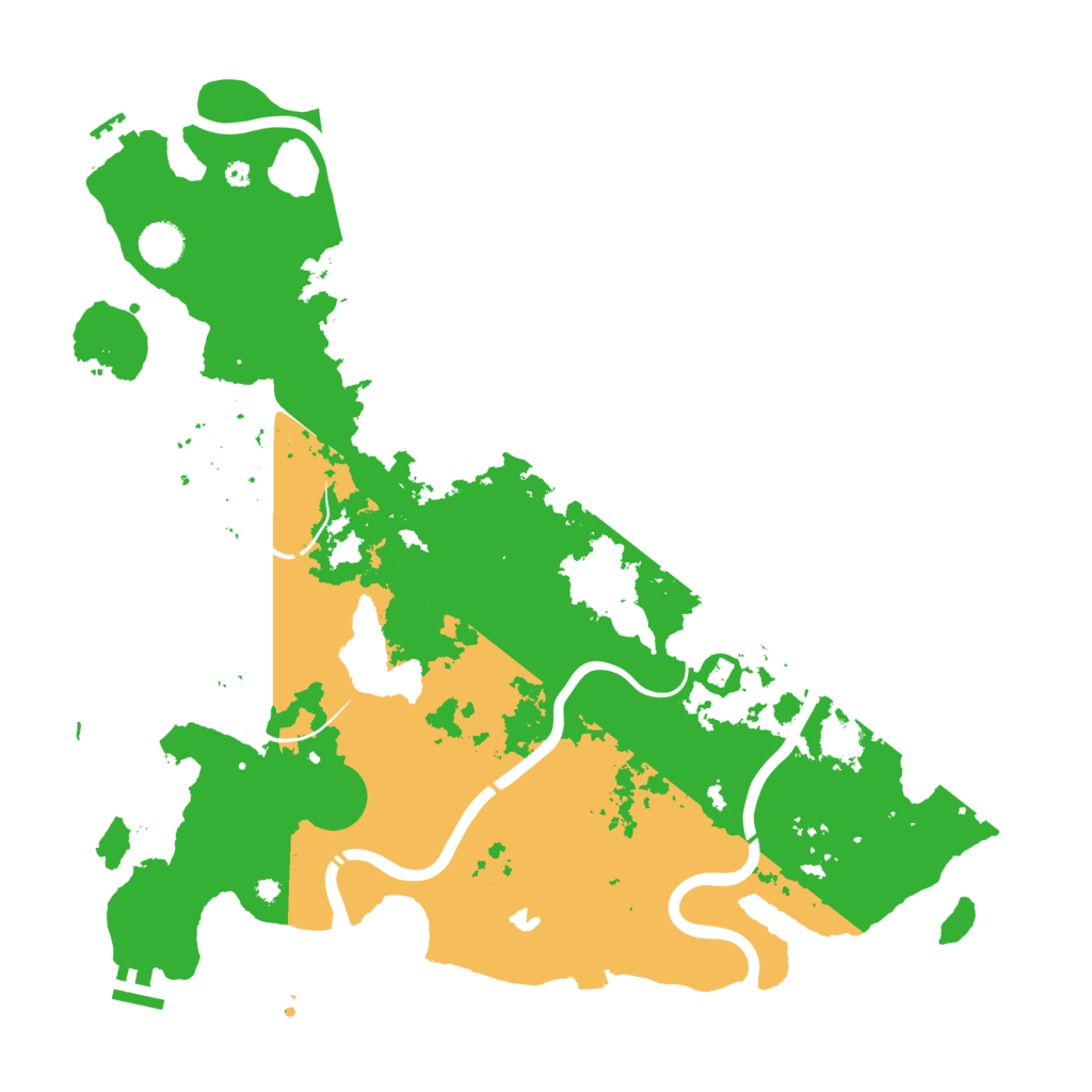Biome Rust Map: Procedural Map, Size: 4250, Seed: 742085751