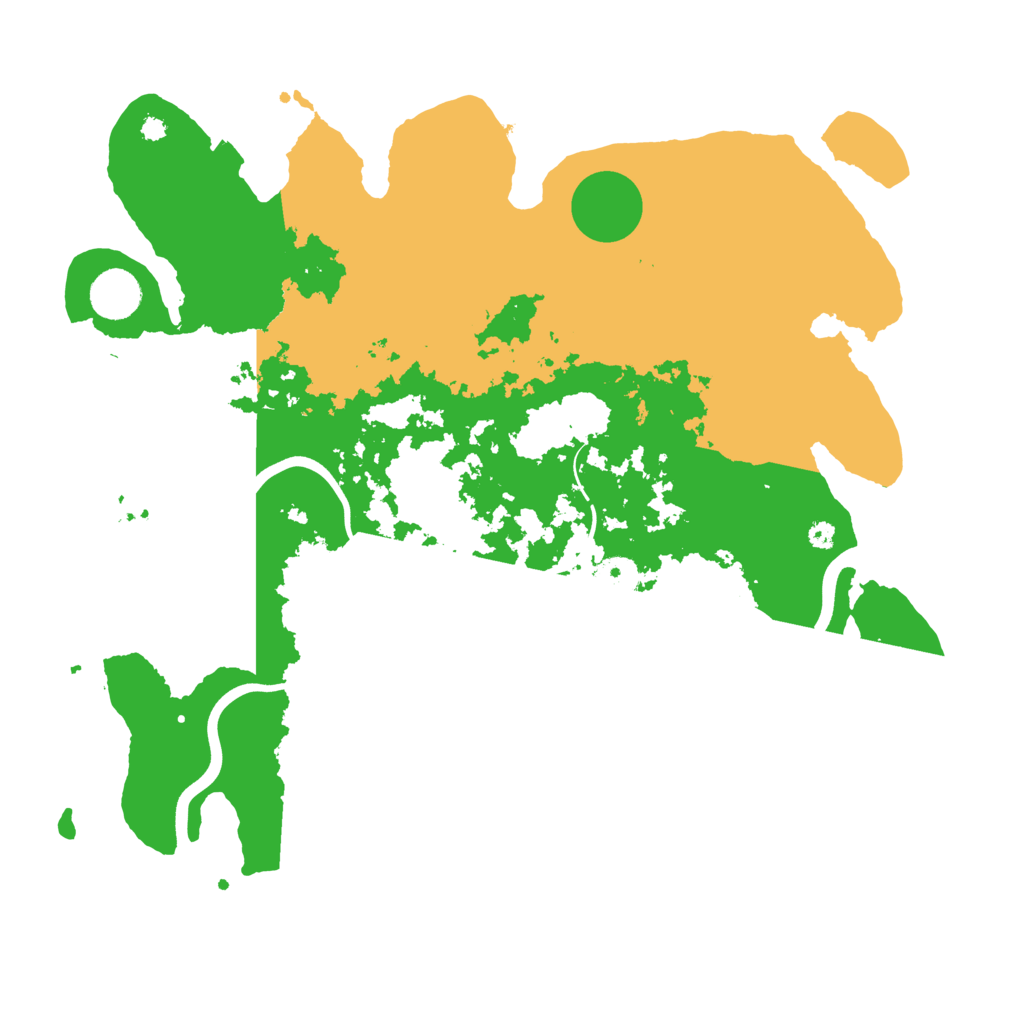 Biome Rust Map: Procedural Map, Size: 3800, Seed: 256256