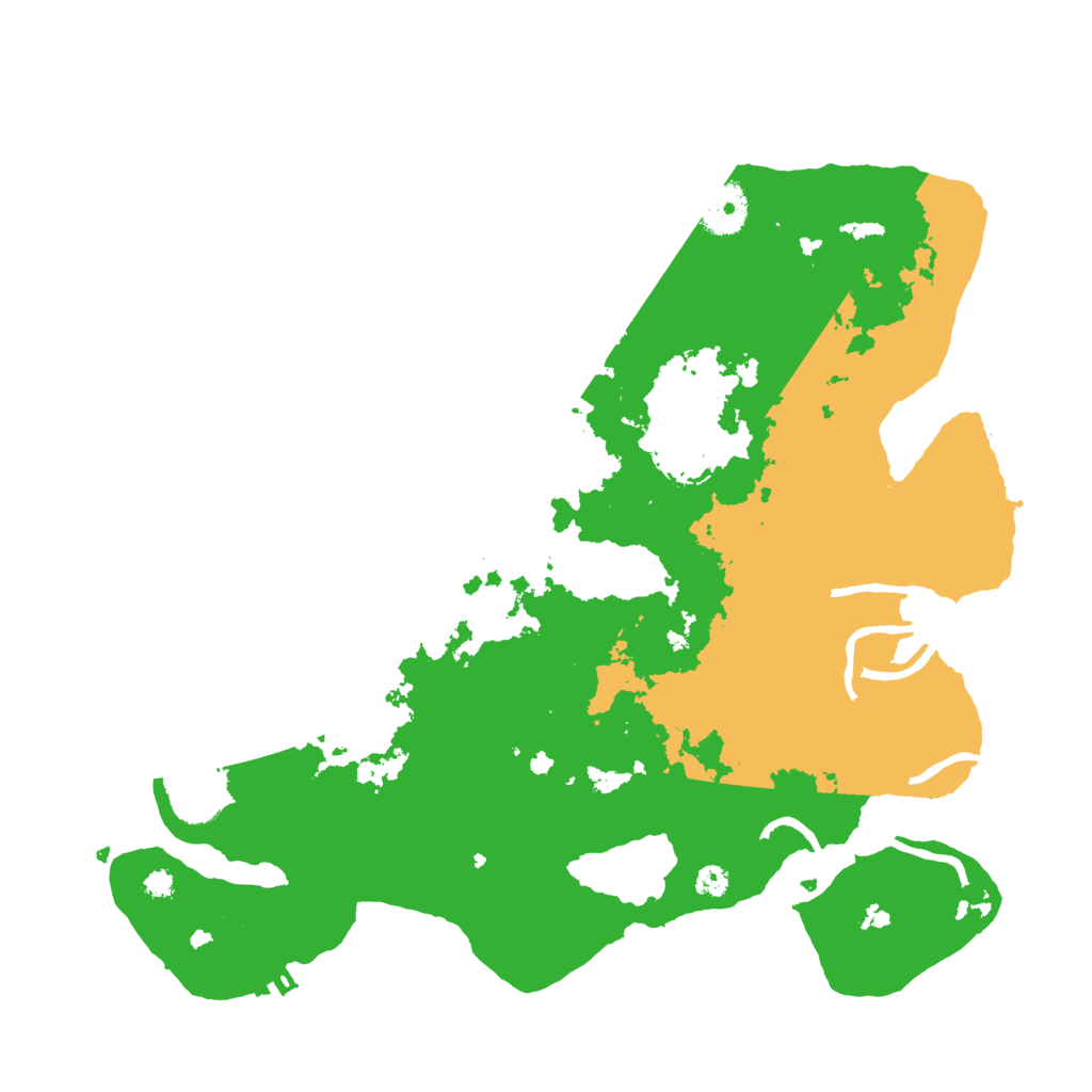 Biome Rust Map: Procedural Map, Size: 3500, Seed: 1382292034