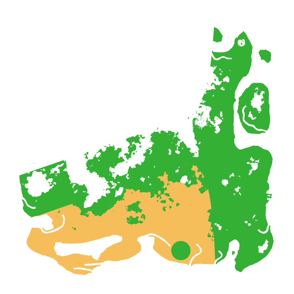 Biome Rust Map: Procedural Map, Size: 4050, Seed: 1304370141