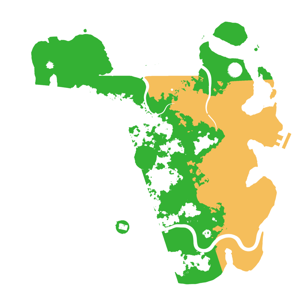 Biome Rust Map: Procedural Map, Size: 3696, Seed: 19486120