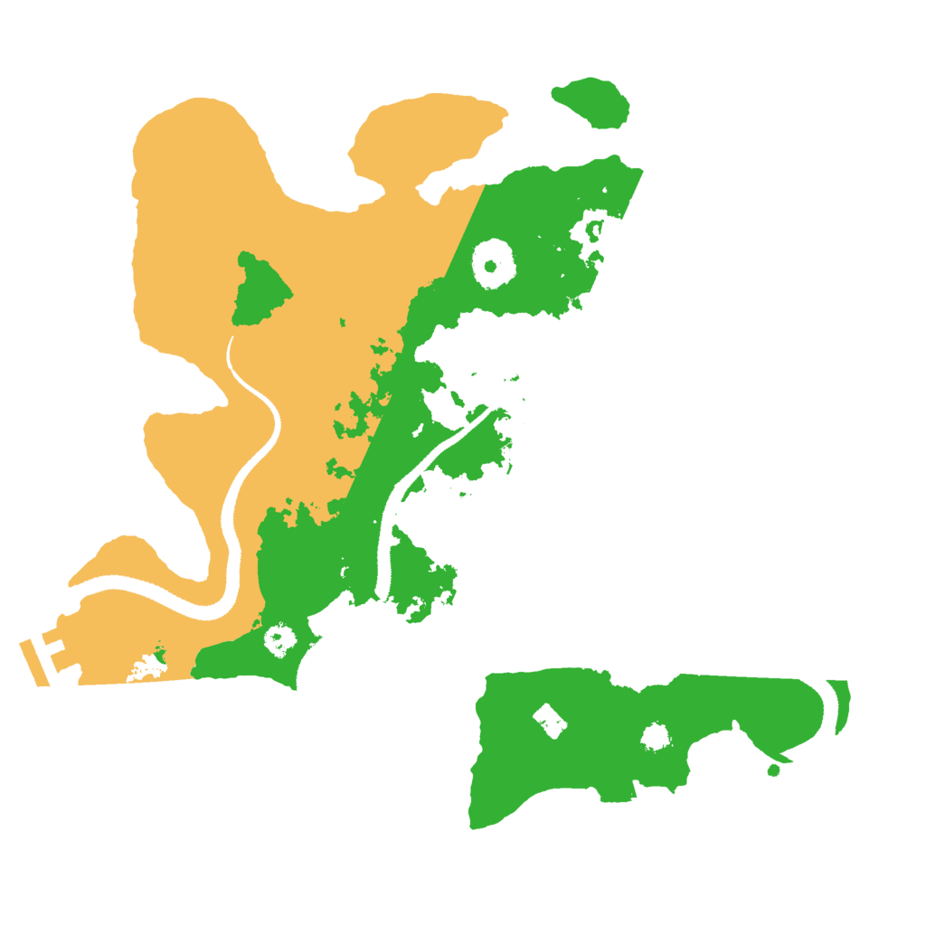 Biome Rust Map: Procedural Map, Size: 3000, Seed: 2342345