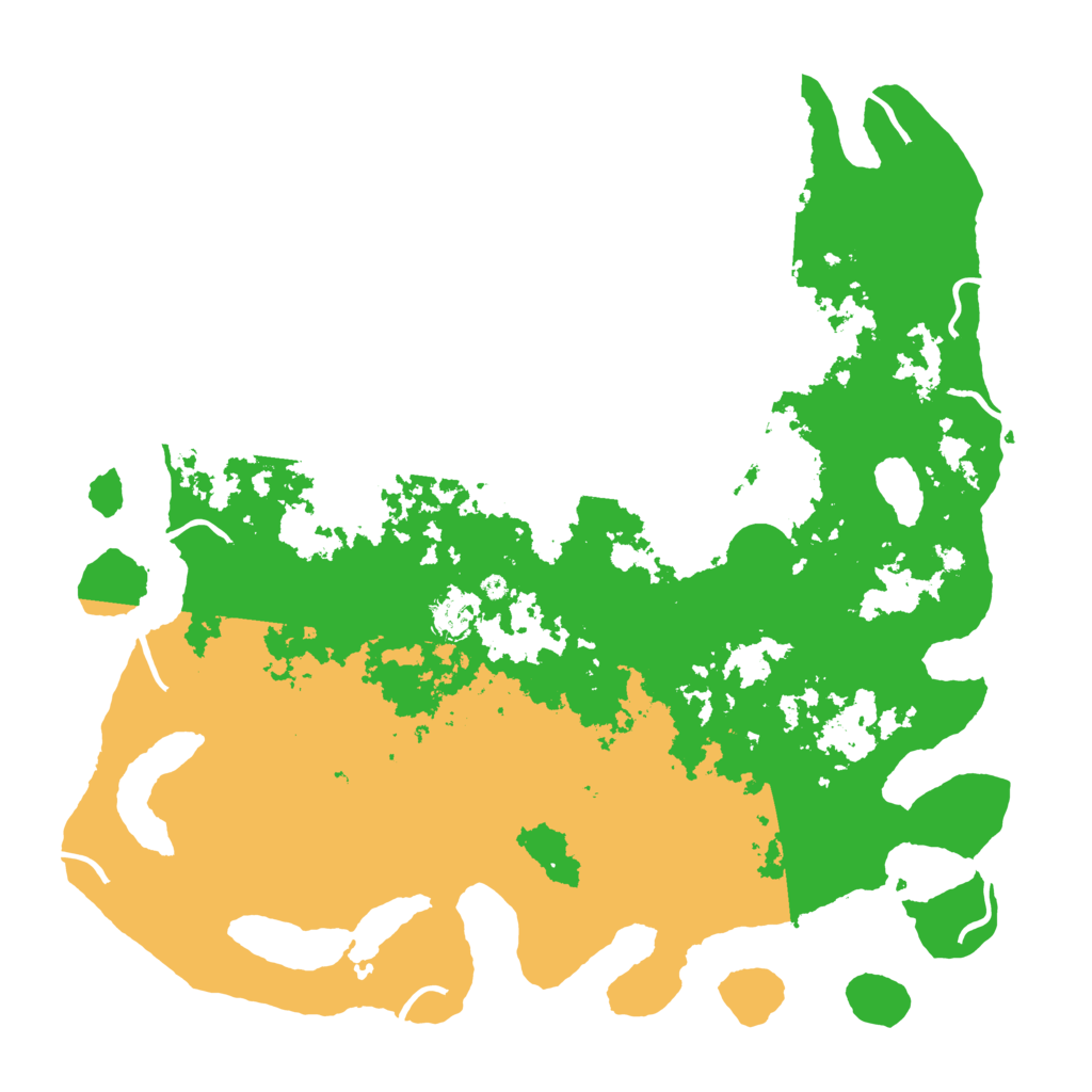 Biome Rust Map: Procedural Map, Size: 4500, Seed: 312605598