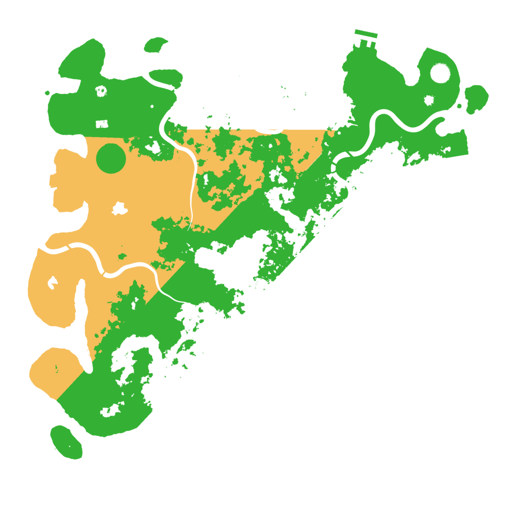 Biome Rust Map: Procedural Map, Size: 4600, Seed: 1468557