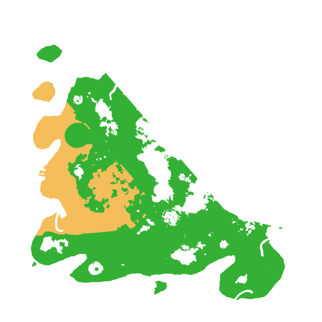 Biome Rust Map: Procedural Map, Size: 3500, Seed: 975536