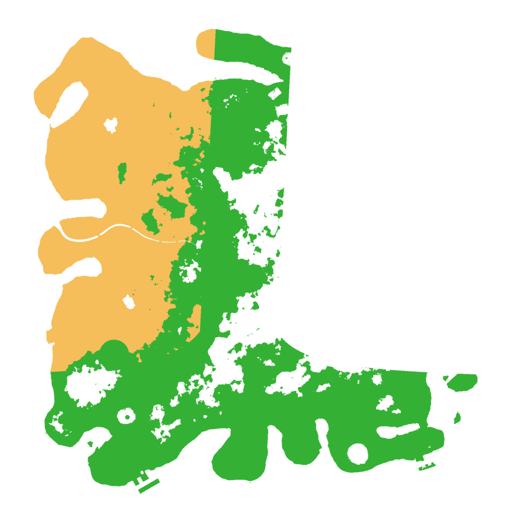 Biome Rust Map: Procedural Map, Size: 4500, Seed: 442320292