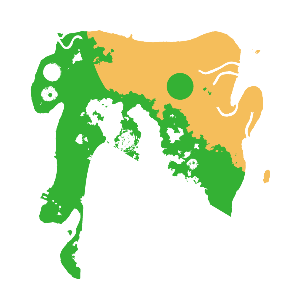 Biome Rust Map: Procedural Map, Size: 3000, Seed: 4538