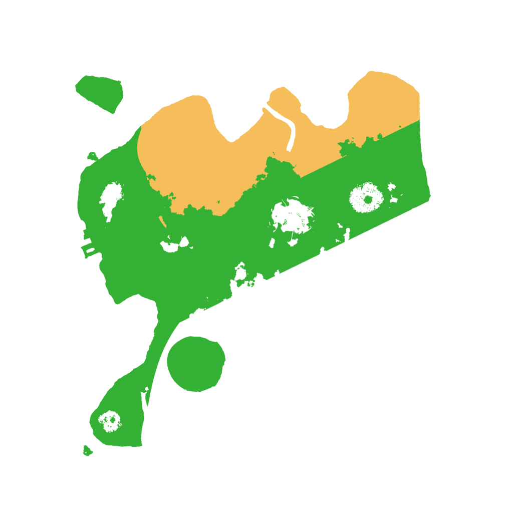 Biome Rust Map: Procedural Map, Size: 2500, Seed: 1337133