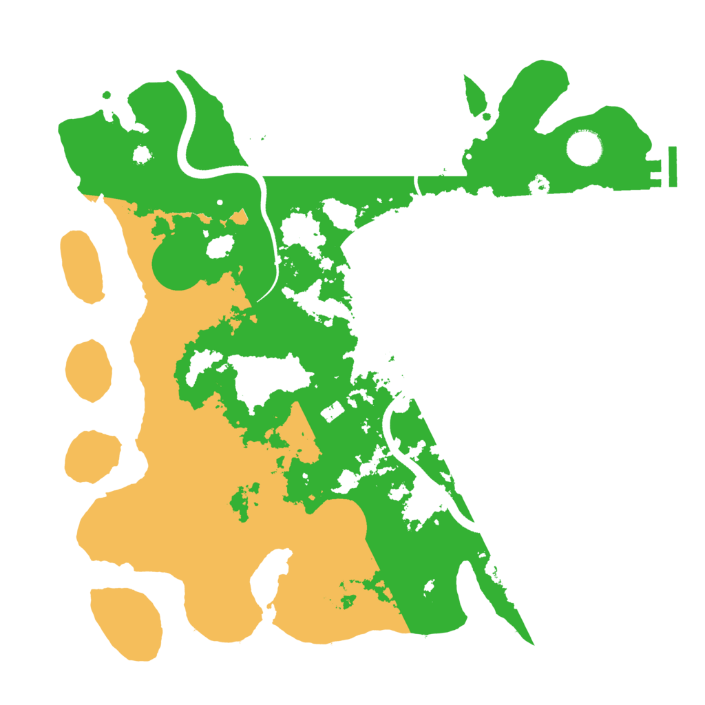 Biome Rust Map: Procedural Map, Size: 3500, Seed: 27216943