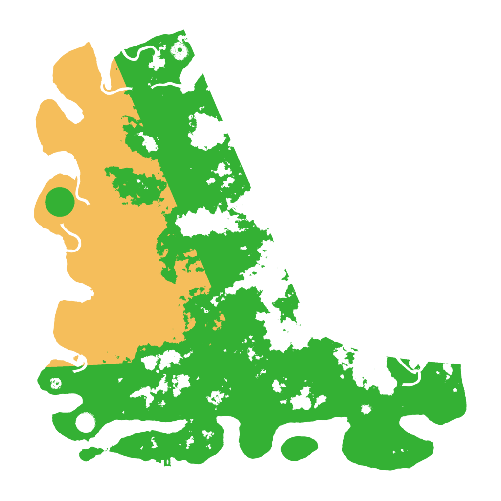 Biome Rust Map: Procedural Map, Size: 4500, Seed: 3562345