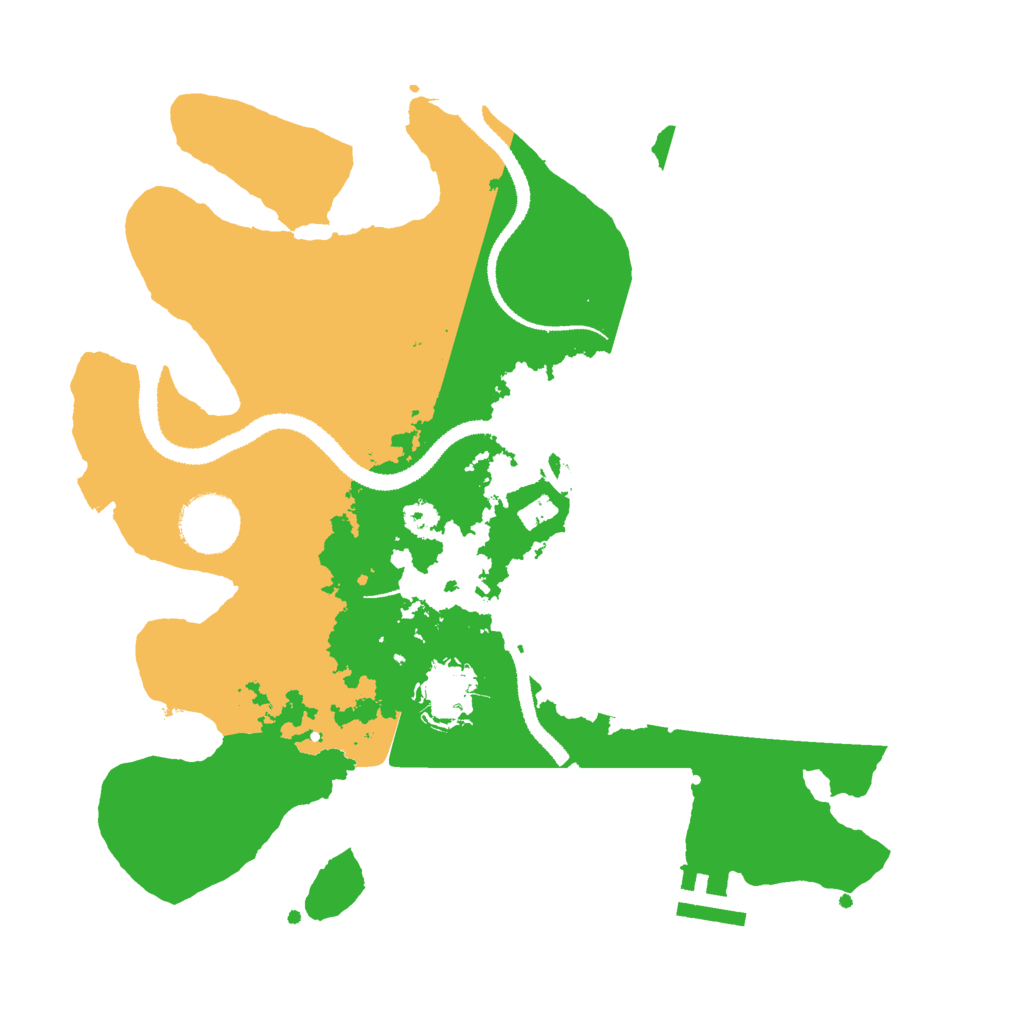 Biome Rust Map: Procedural Map, Size: 3000, Seed: 385460735