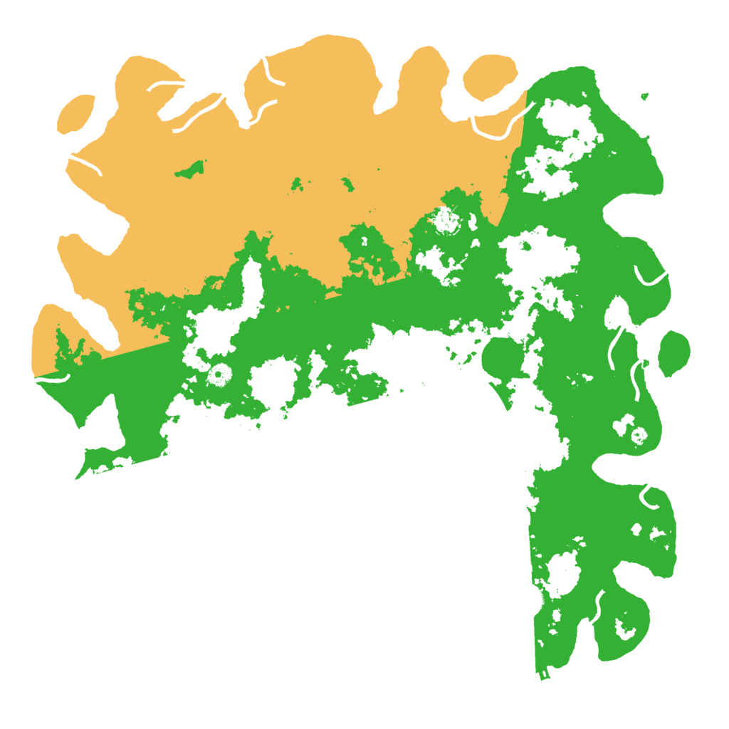 Biome Rust Map: Procedural Map, Size: 4700, Seed: 516514