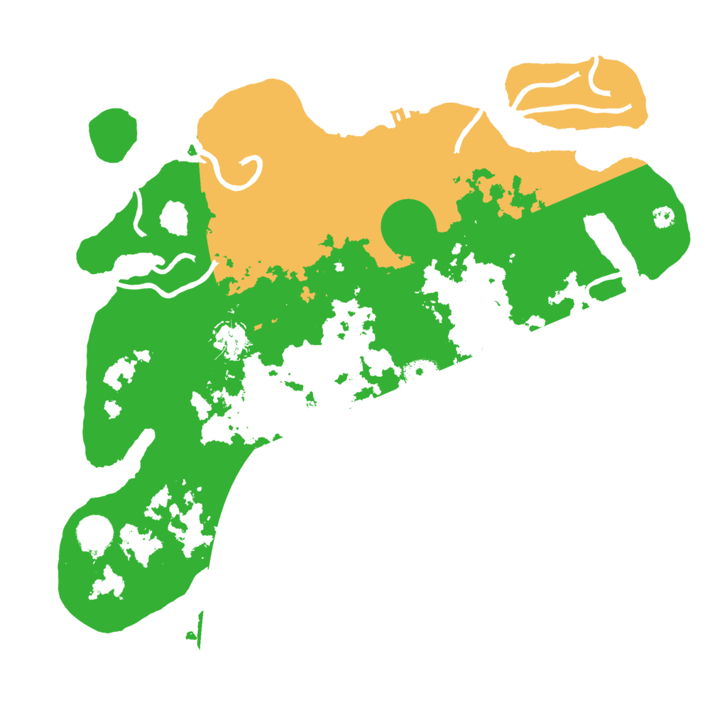 Biome Rust Map: Procedural Map, Size: 3500, Seed: 850469946