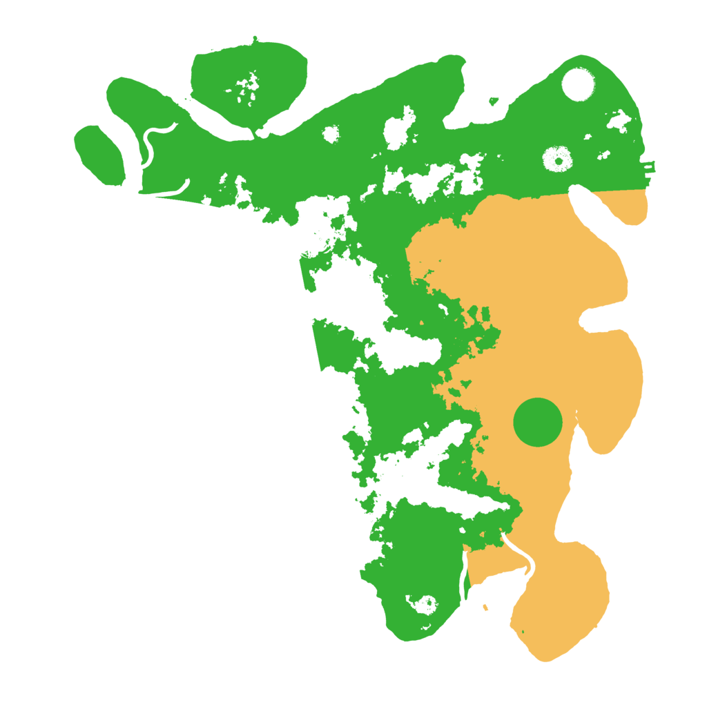 Biome Rust Map: Procedural Map, Size: 3800, Seed: 1212151222