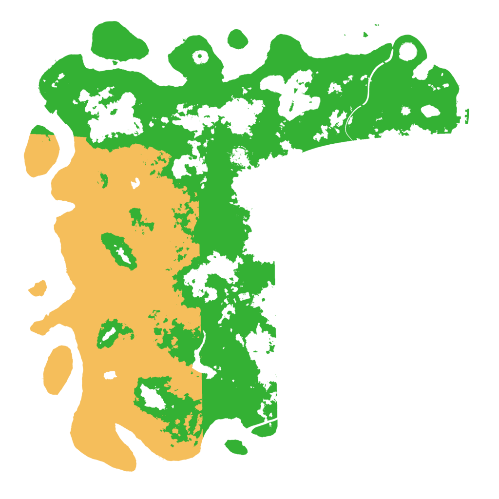 Biome Rust Map: Procedural Map, Size: 5000, Seed: 47857
