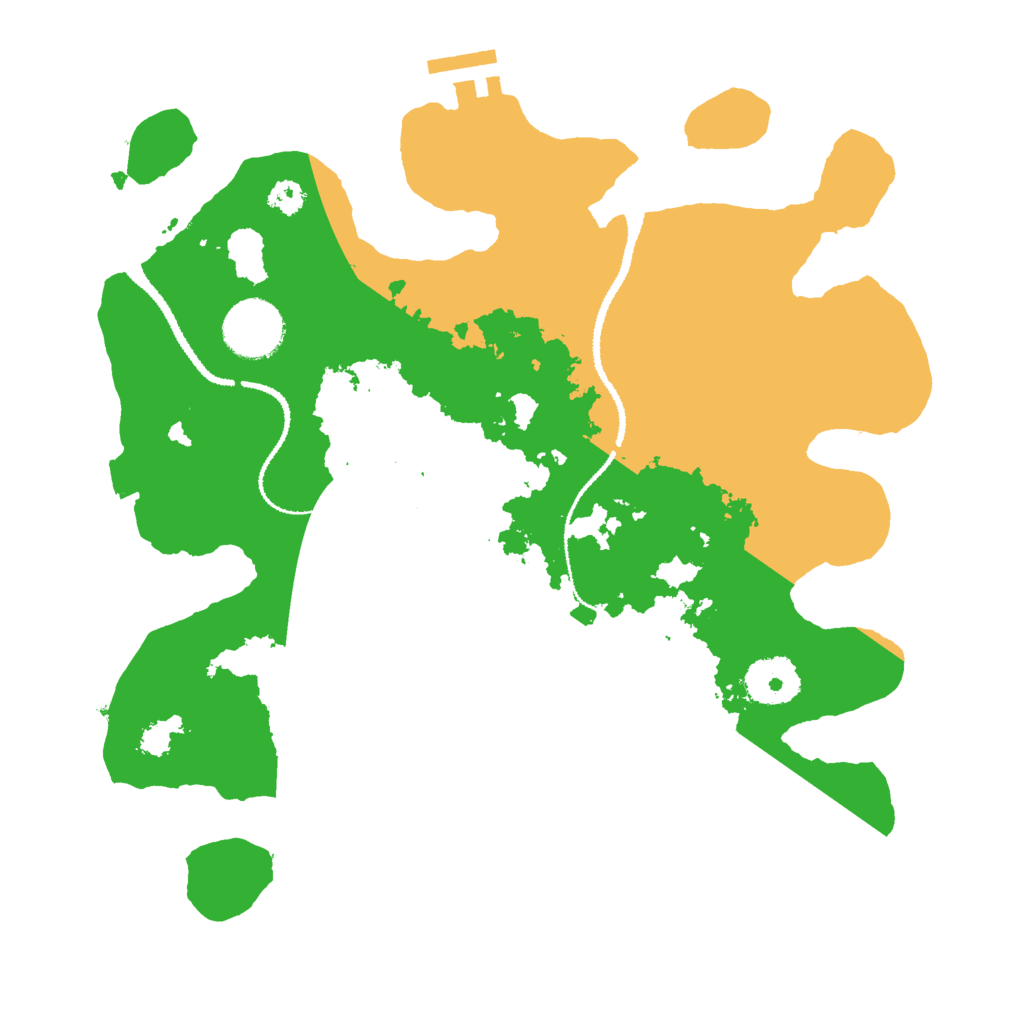 Biome Rust Map: Procedural Map, Size: 3000, Seed: 1115613911