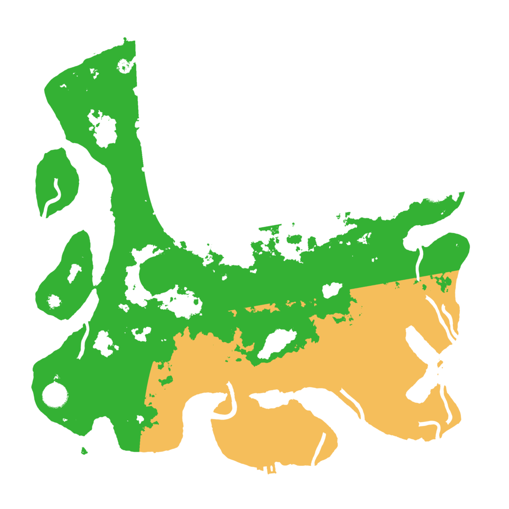 Biome Rust Map: Procedural Map, Size: 3600, Seed: 23030406