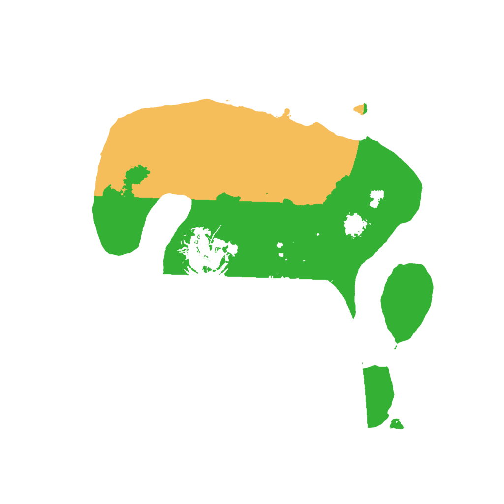 Biome Rust Map: Procedural Map, Size: 2000, Seed: 90