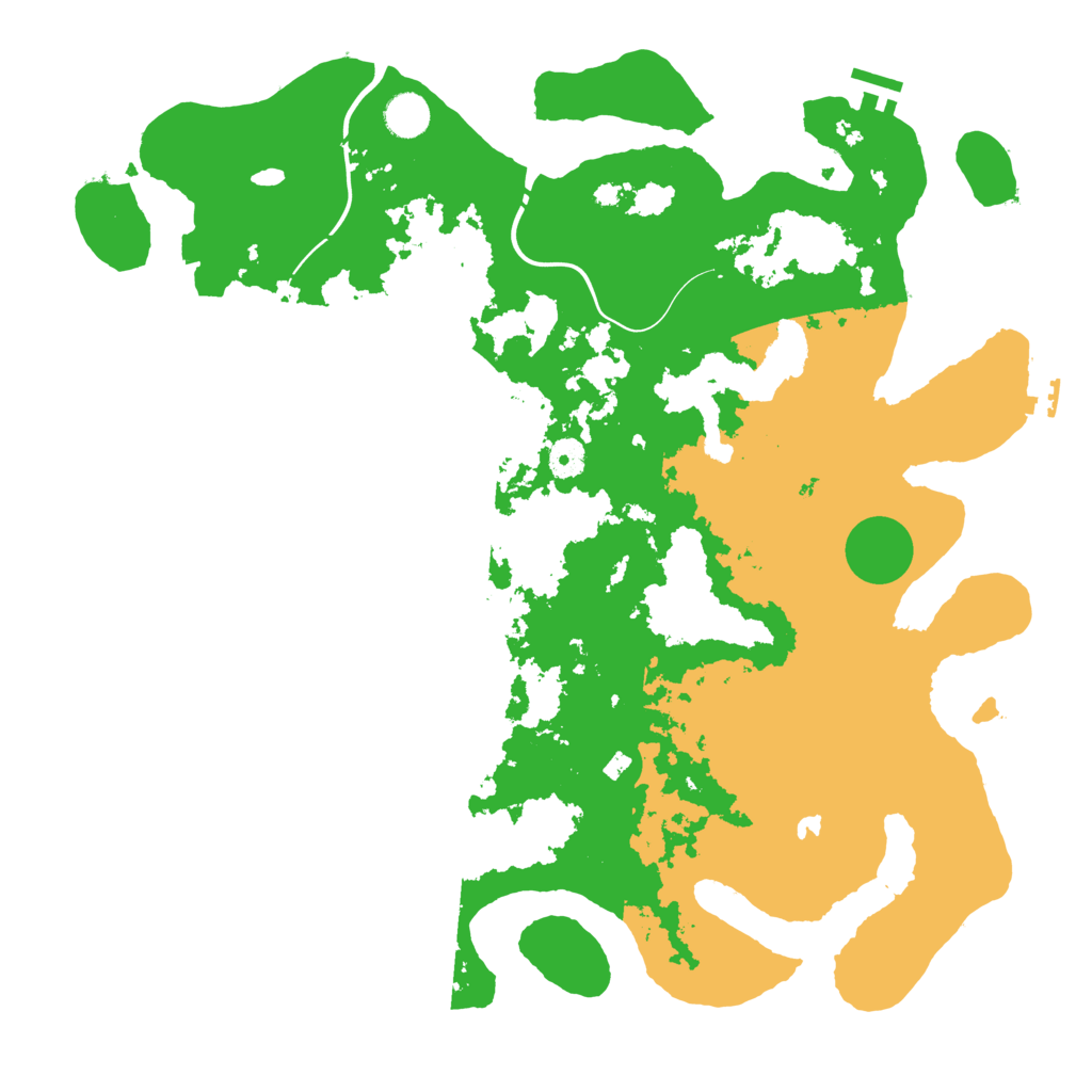 Biome Rust Map: Procedural Map, Size: 4250, Seed: 157664230