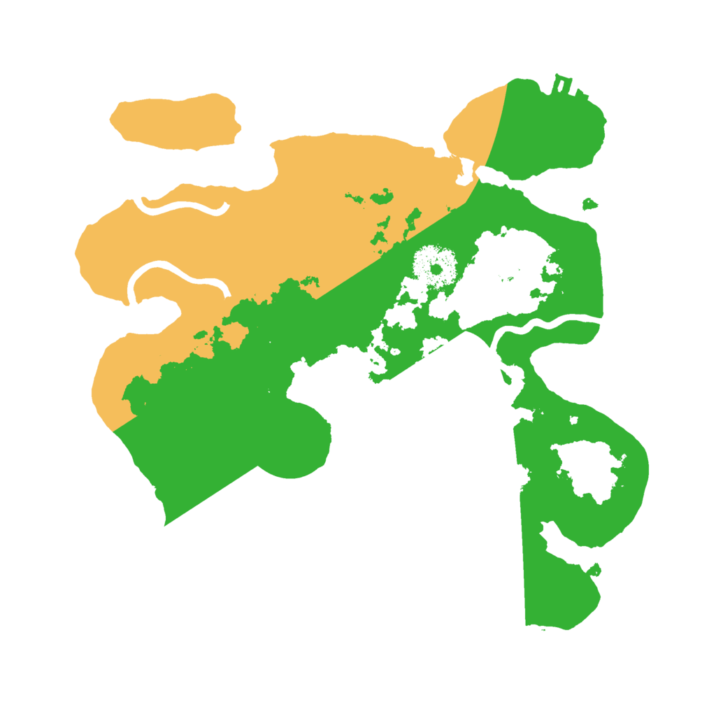 Biome Rust Map: Procedural Map, Size: 2500, Seed: 1972