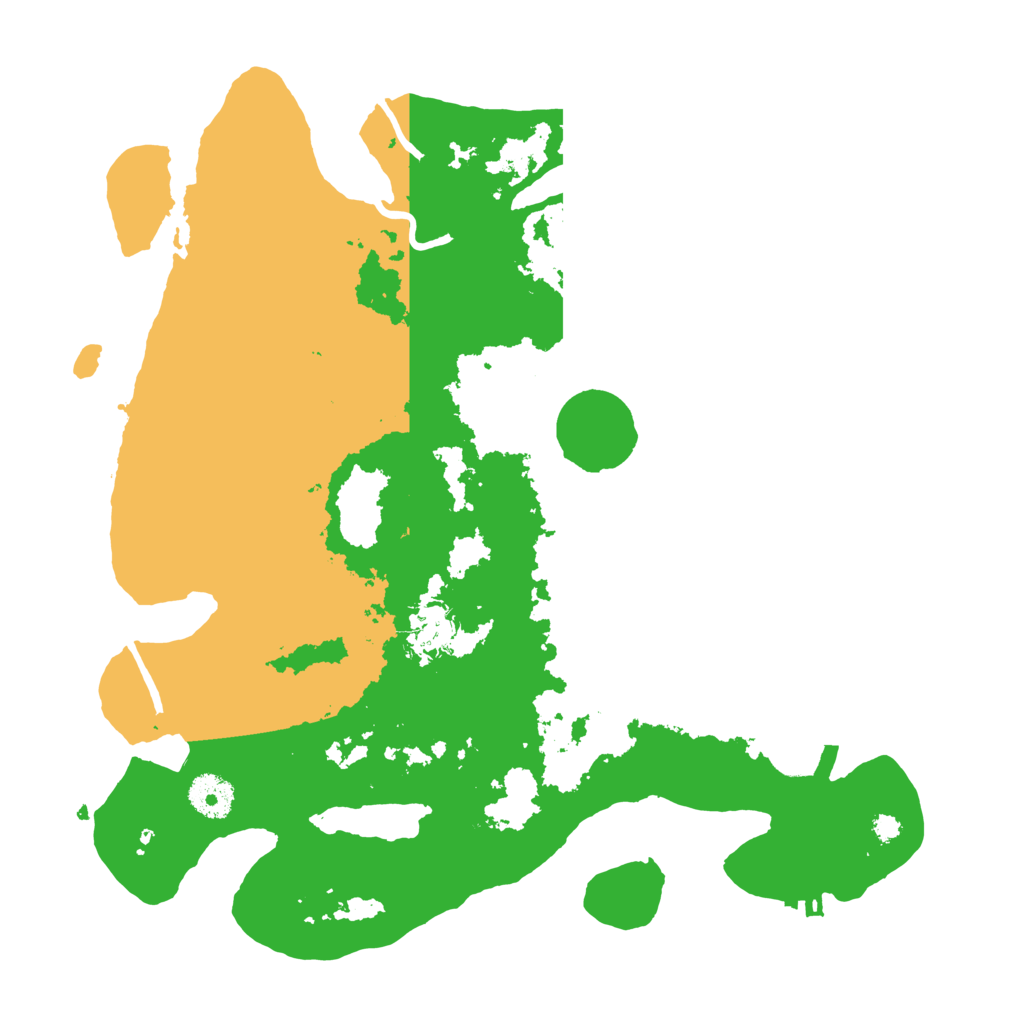 Biome Rust Map: Procedural Map, Size: 3500, Seed: 40594042