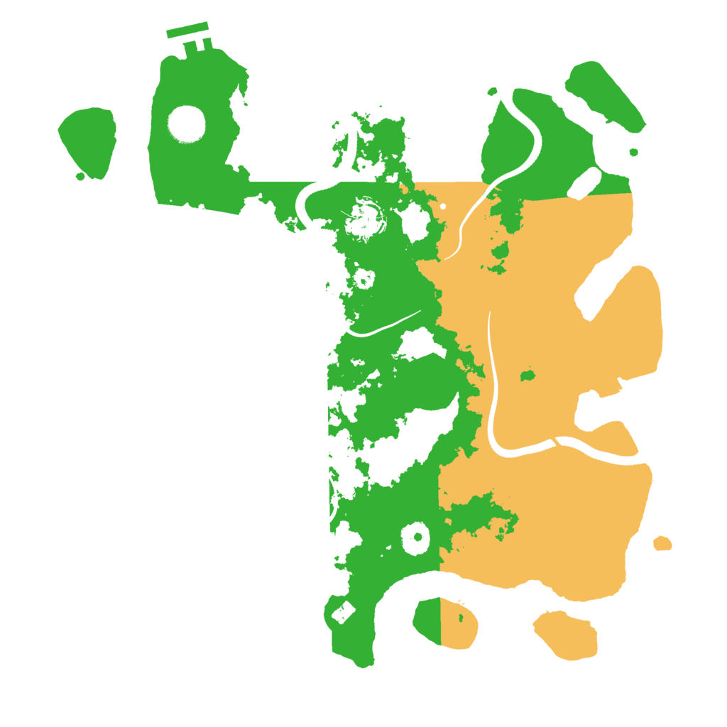 Biome Rust Map: Procedural Map, Size: 3500, Seed: 978810682
