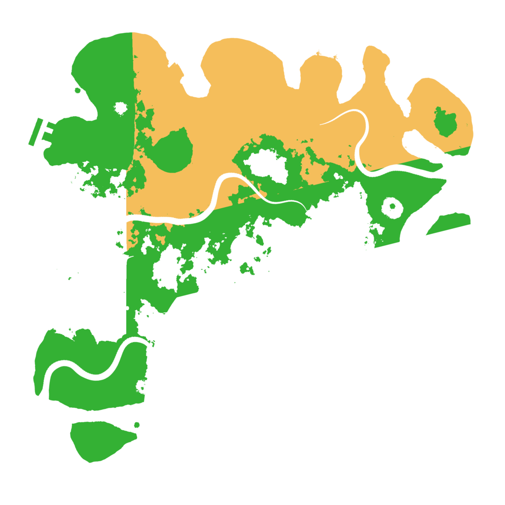 Biome Rust Map: Procedural Map, Size: 3600, Seed: 182348