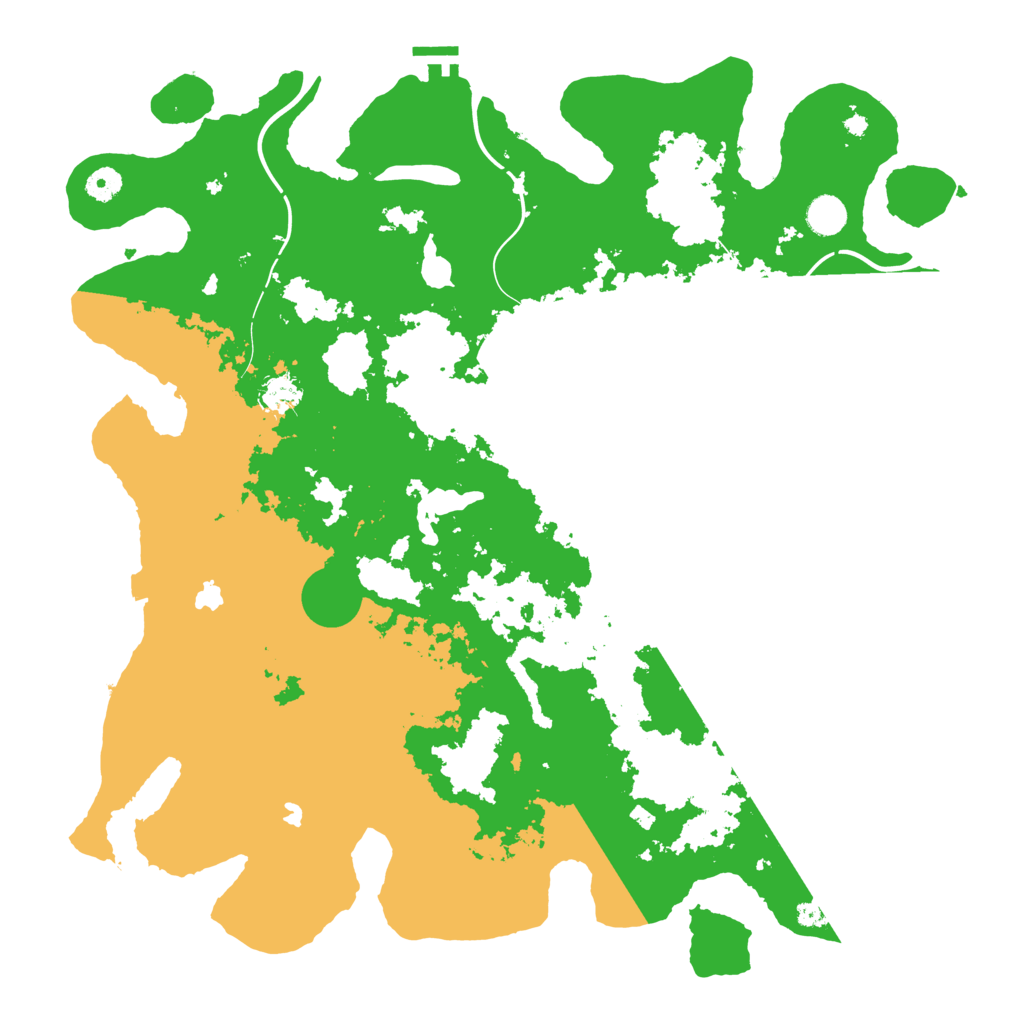 Biome Rust Map: Procedural Map, Size: 4500, Seed: 785826806