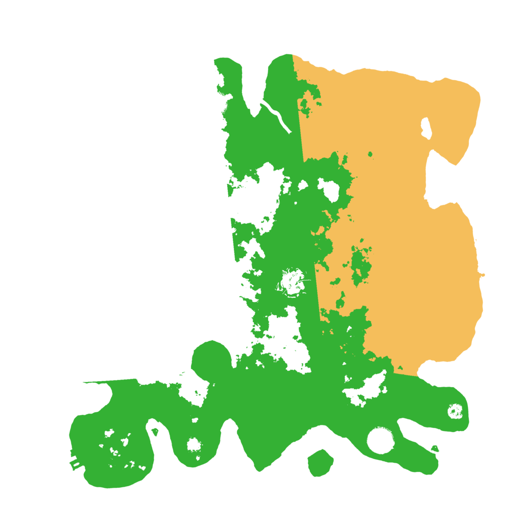 Biome Rust Map: Procedural Map, Size: 3500, Seed: 596699848