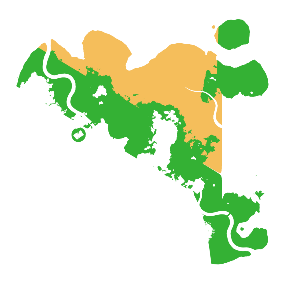 Biome Rust Map: Procedural Map, Size: 3500, Seed: 178618369