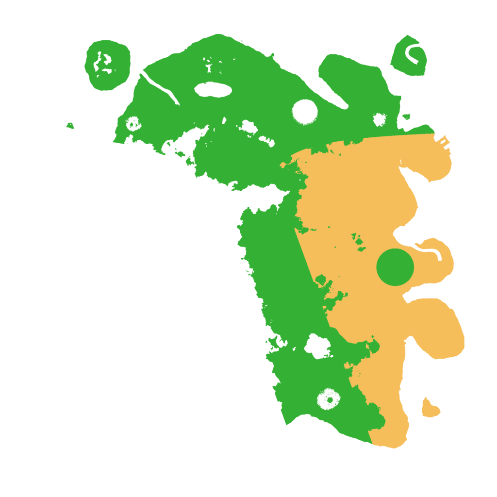 Biome Rust Map: Procedural Map, Size: 3500, Seed: 1758451879