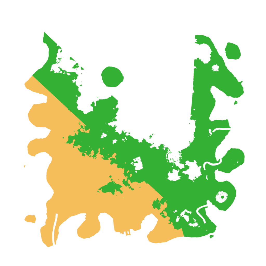 Biome Rust Map: Procedural Map, Size: 3500, Seed: 316952