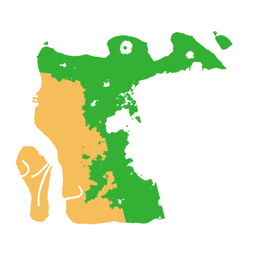 Biome Rust Map: Procedural Map, Size: 3000, Seed: 1242358694