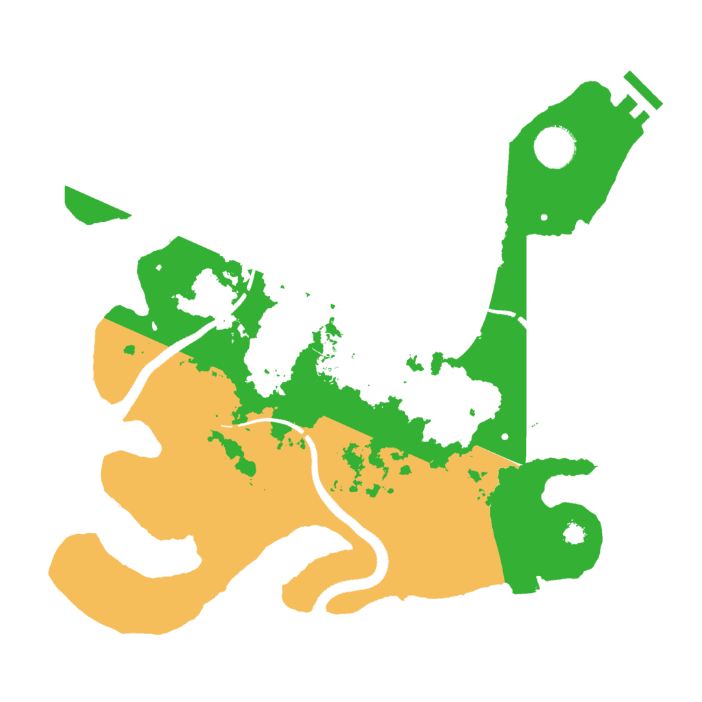 Biome Rust Map: Procedural Map, Size: 3000, Seed: 51858