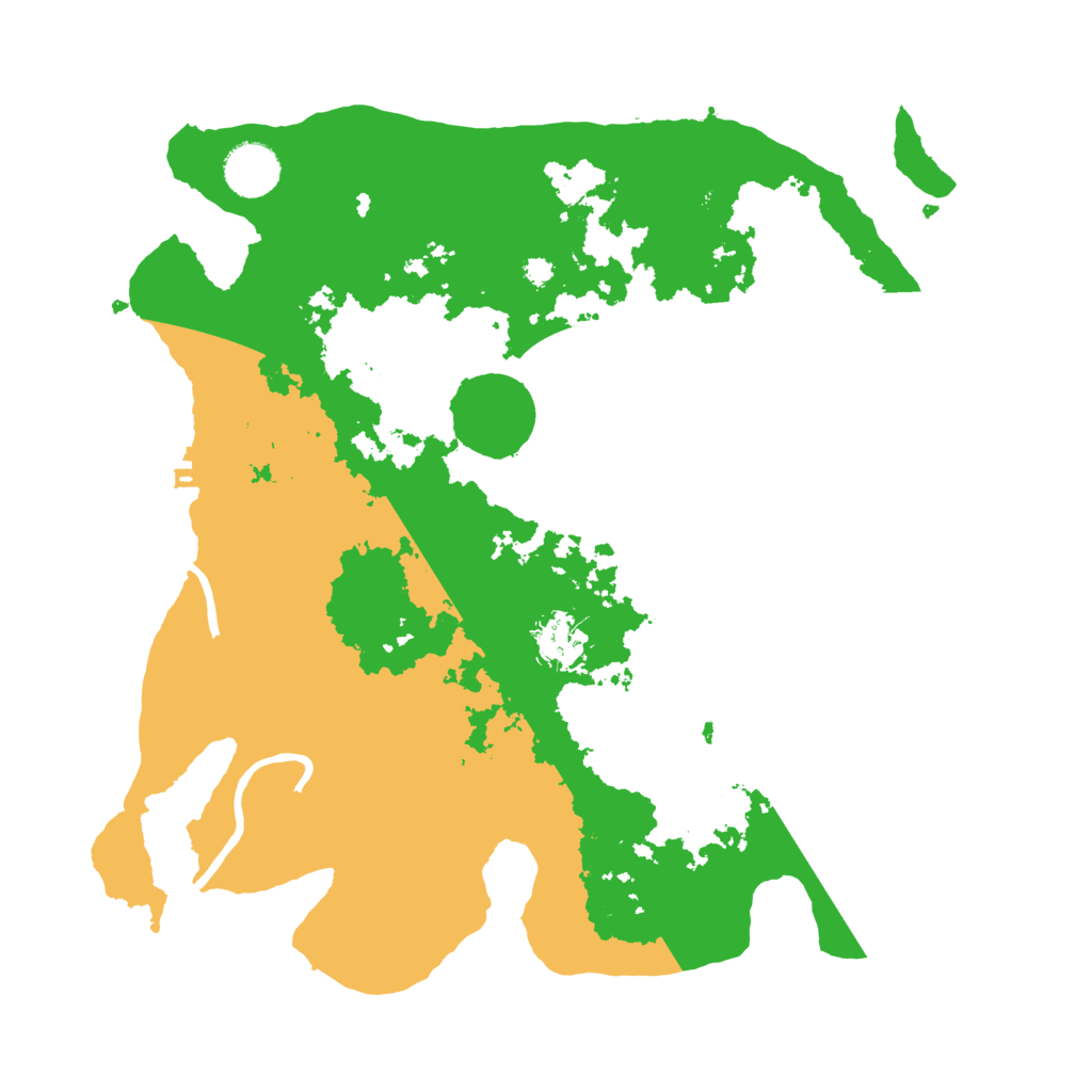 Biome Rust Map: Procedural Map, Size: 3500, Seed: 785826806