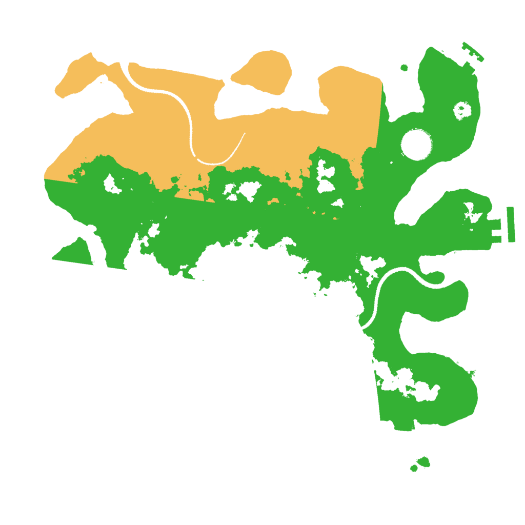 Biome Rust Map: Procedural Map, Size: 3000, Seed: 1285867792