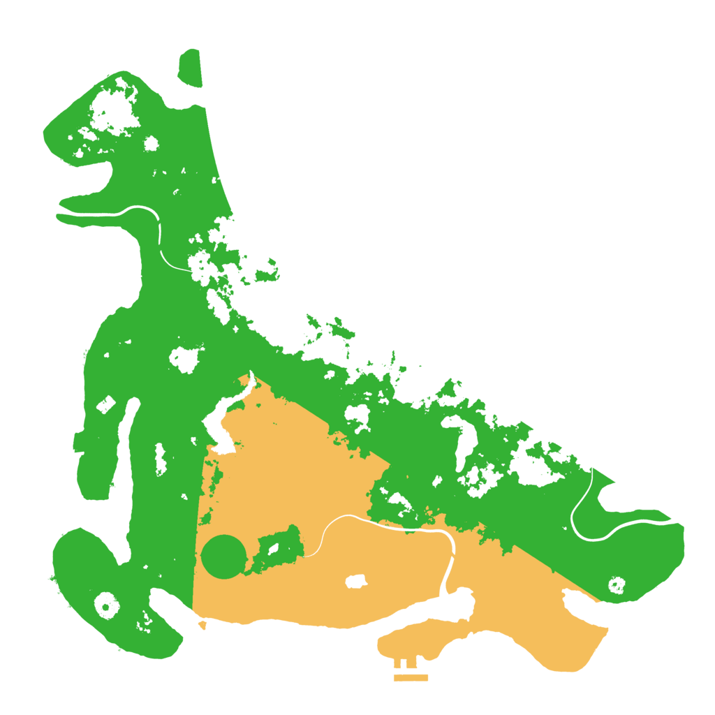 Biome Rust Map: Procedural Map, Size: 4250, Seed: 999599416