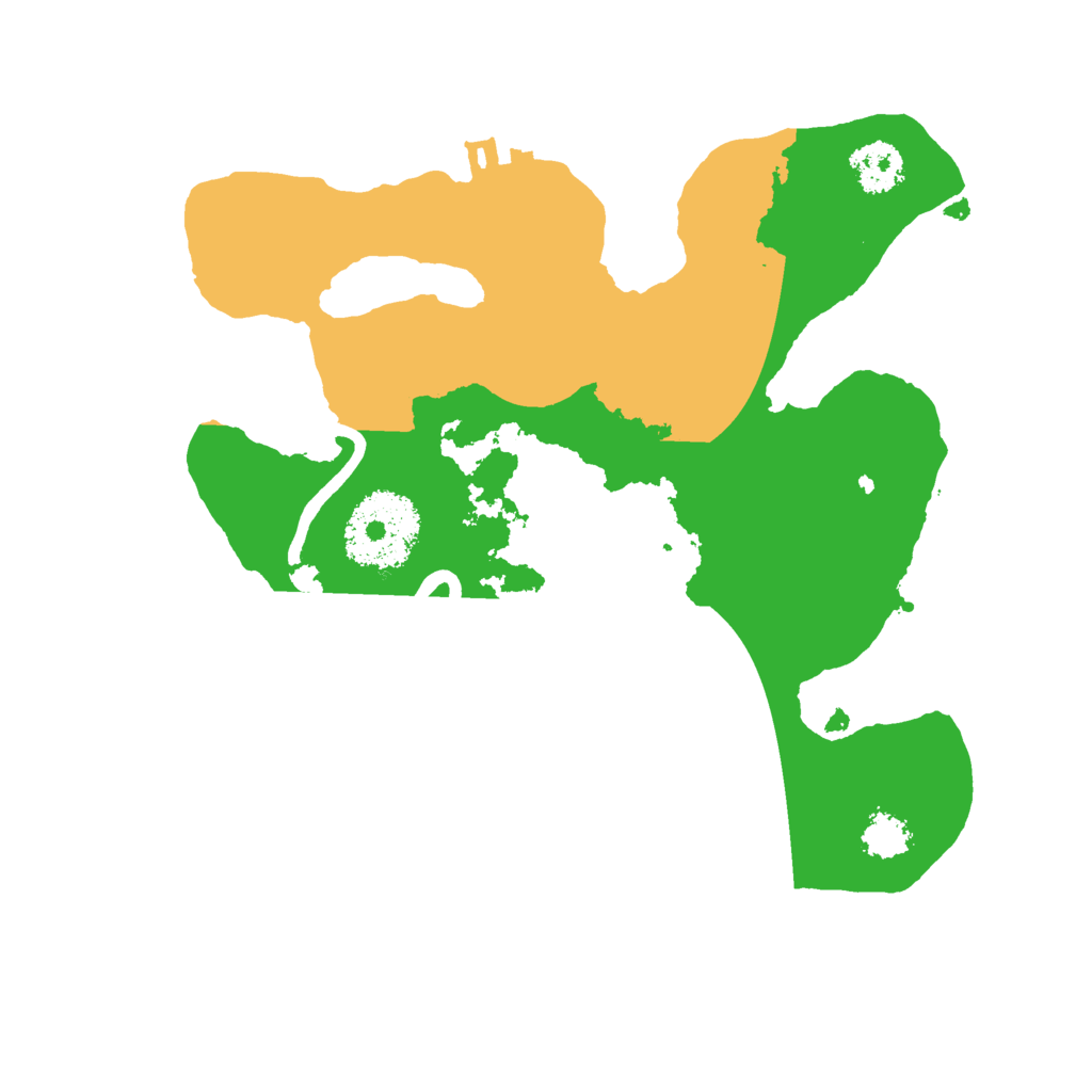 Biome Rust Map: Procedural Map, Size: 2200, Seed: 777777777