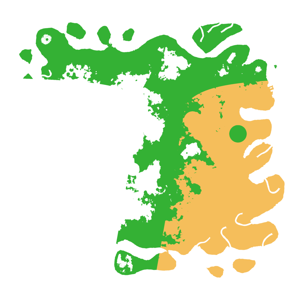Biome Rust Map: Procedural Map, Size: 4500, Seed: 1309405127