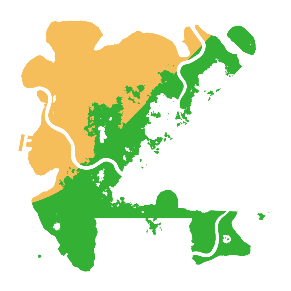 Biome Rust Map: Procedural Map, Size: 3500, Seed: 985061022