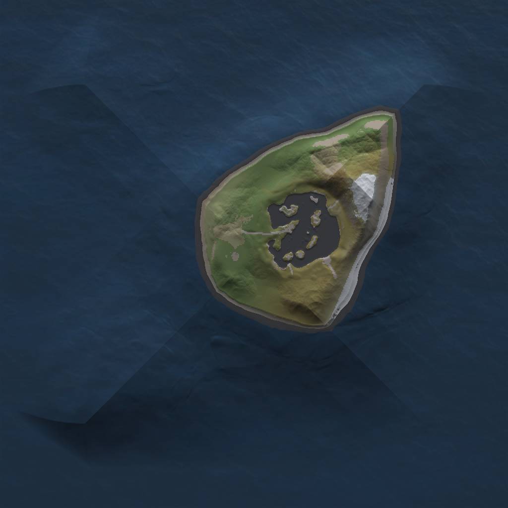 Rust Map: Barren, Size: 1000, Seed: 23, 3 Monuments