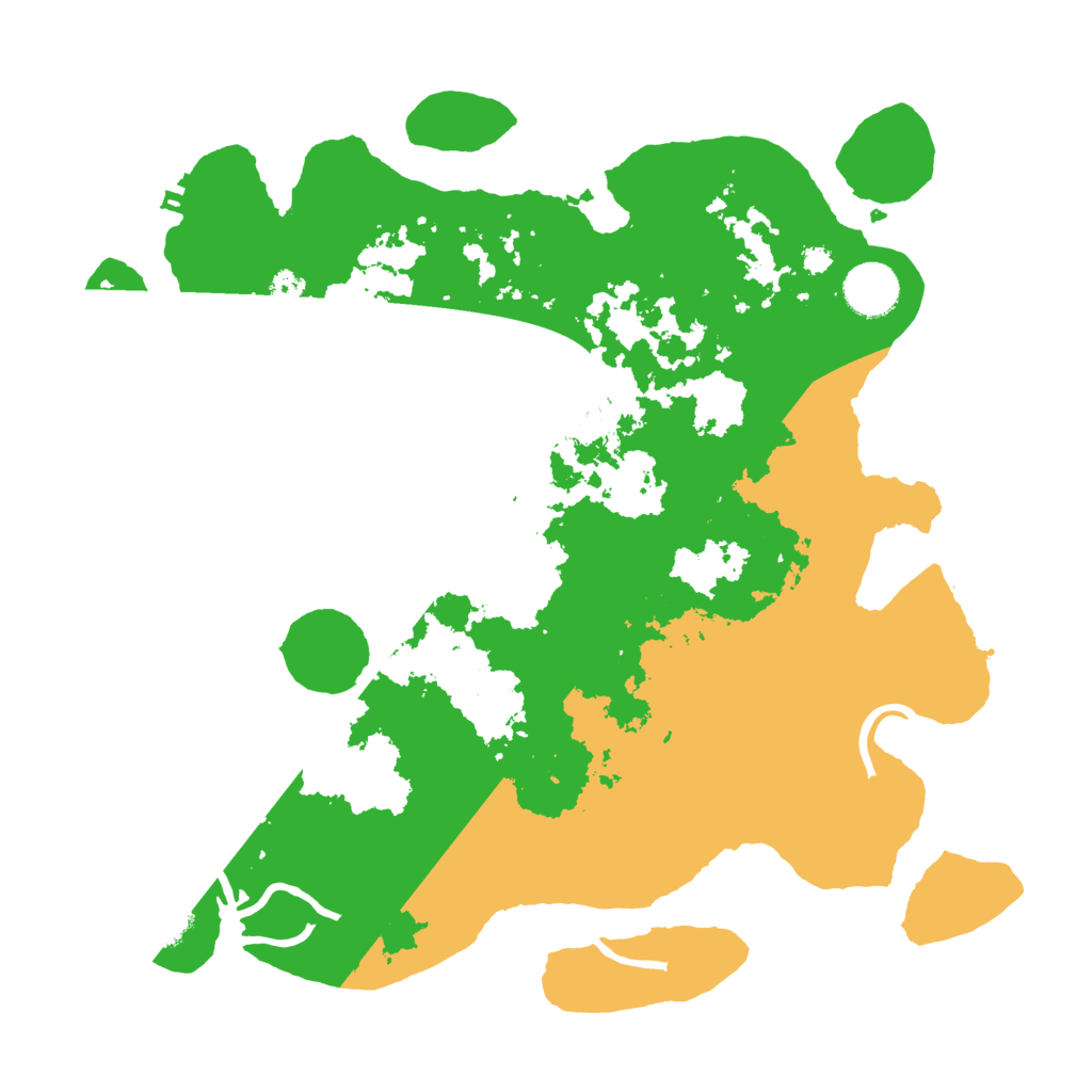 Biome Rust Map: Procedural Map, Size: 3500, Seed: 1158334430